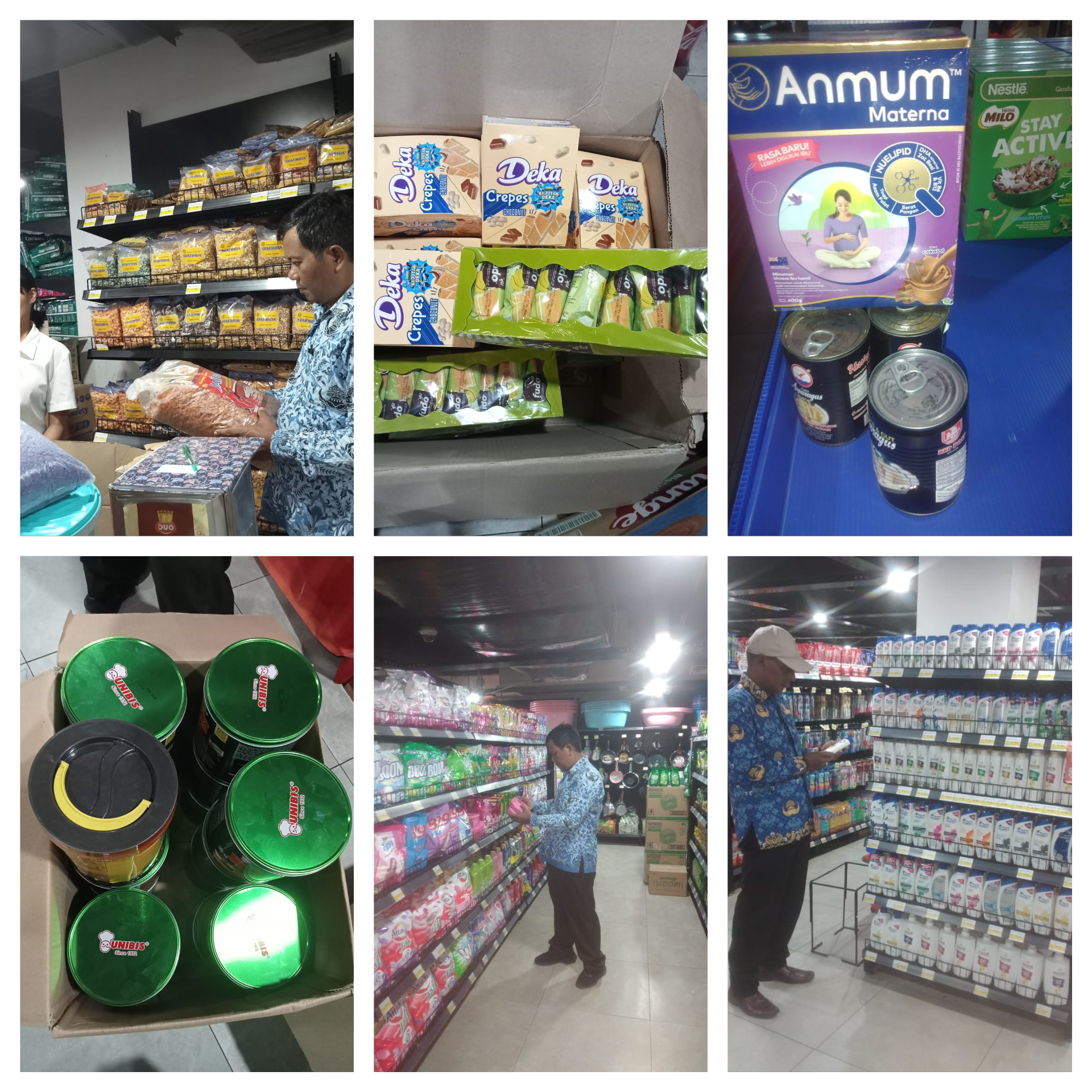 Bidang perlindungan konsumen melakukan pengawasan terhadap barang expired( Distrik Biak Kota)