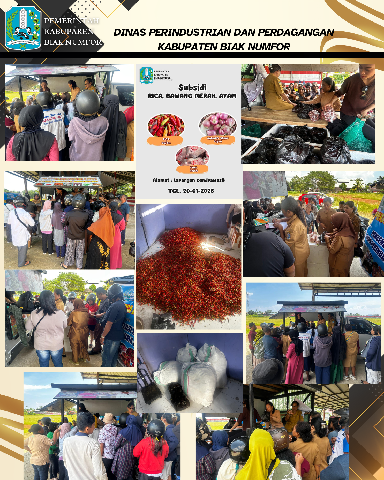 Penjualan Rica, Bwang Merah & Ayam Bersubsidi dalam Rangka Pengendalian Inflasi Daerah